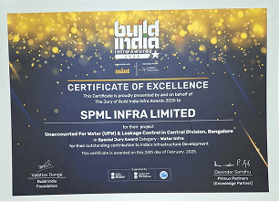 India Build Infra Award 2025 for Water Project of the Year